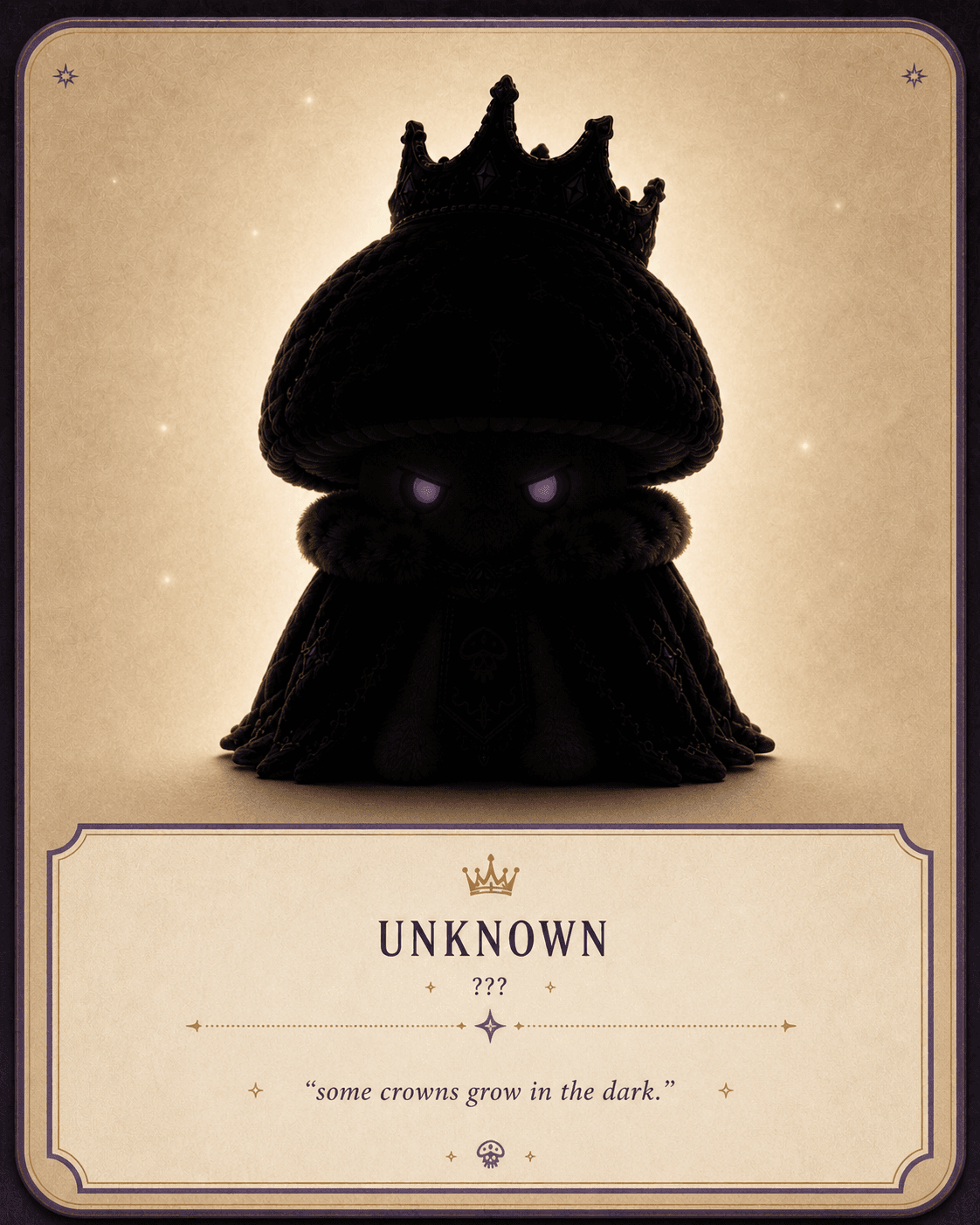 A mysterious silhouetted muushable legend card