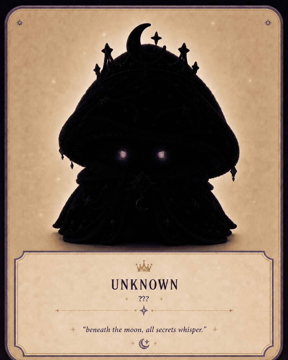 A mysterious silhouetted muushable legend card